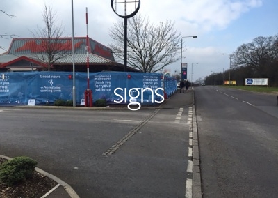 British Land Construction Site Banners