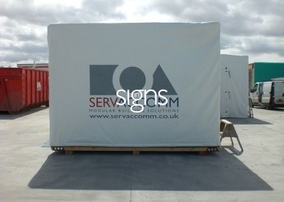 Servaccomm Construction Site Banners