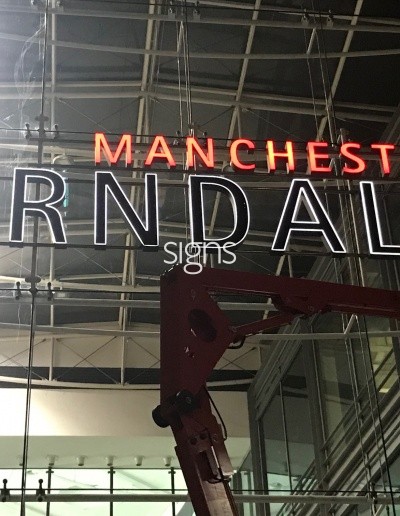 Manchester Arndale 3D Signage