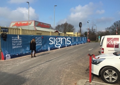 British Land Construction Site Banners