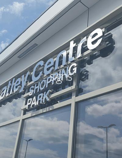 Wheatley Centre Shopping Park Signs