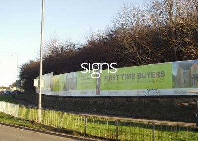First Time Buyers Construction Hoarding Panels