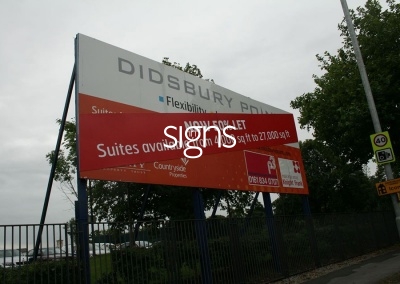 Didsbury Point Offices for Let Construction Hoarding Panels