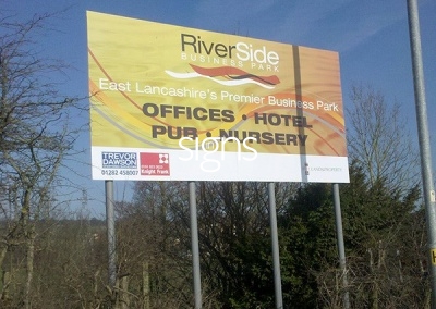 Riverside Business Park Sign Post
