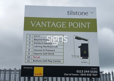 Vantage Point Sign Post