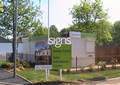 Abbey Court Sign Post