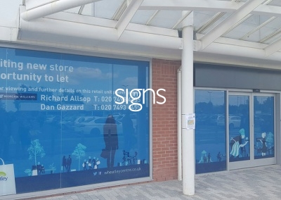 New Store to Let Window Vinyl Signs