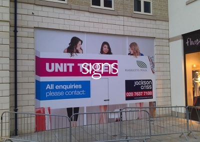 Unit to Let Window Vinyl Signs