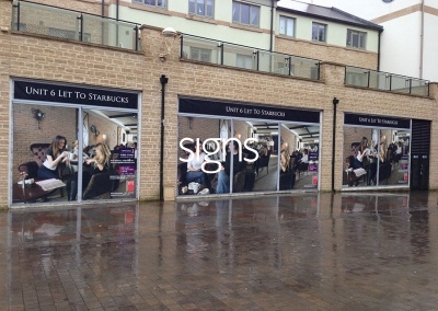 Starbucks Window Vinyl Signs