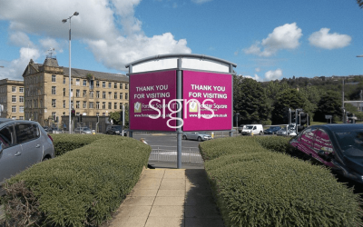 Commercial sign maintenance for the winter season