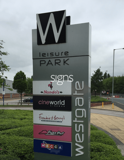 Westgate Leisure Park Signs