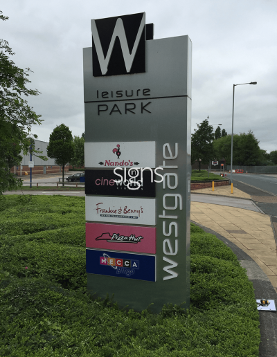 Westgate Leisure Park Signs